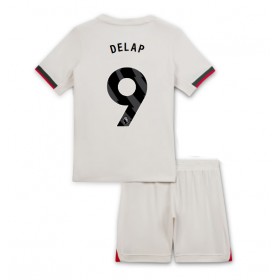 Dětské fotbalový komplet Chelsea Liam Delap #9 Venkovní košile 2025-26 Krátkým Rukávem